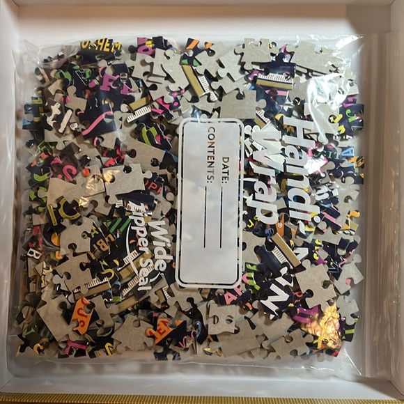 🧩 500 piece eeboo Round puzzle “100 Great Words”. Quality. Fun. Poster. Complete - Picture 11 of 12